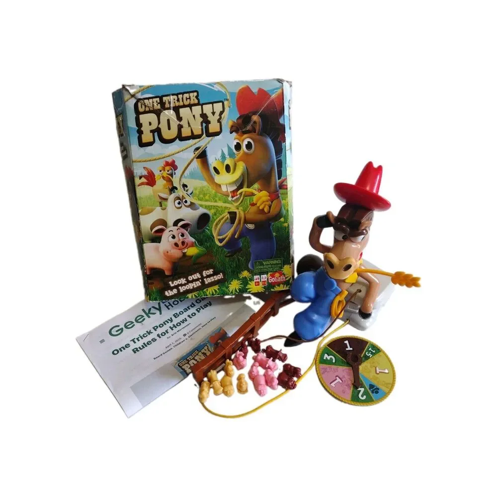 Goliath One Trick Pony Kids Game Animal Round-Up Ages 4+ Battery Op 2-5 players